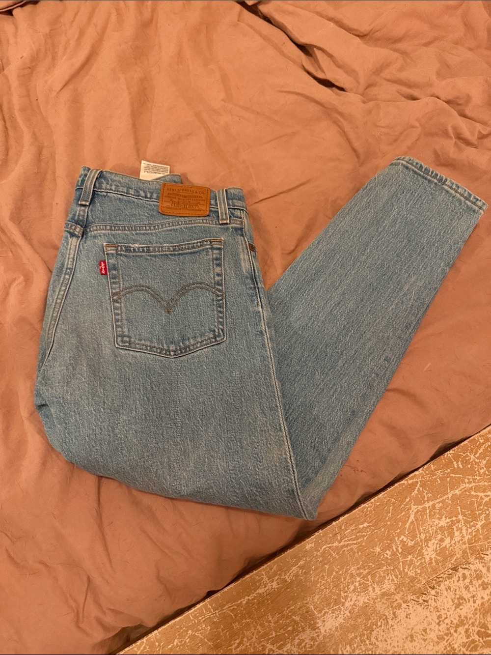 Levi's Men's Light Blue Straight Leg Jeans